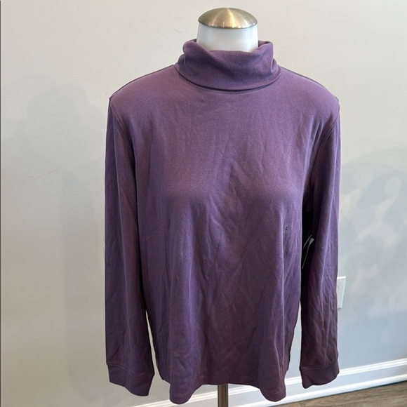 Hasting & Smith Large Purple Relaxed Long Sleeve Tee - Picture 4 of 10